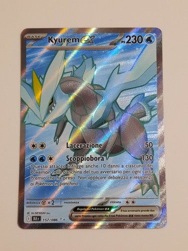 Kyurem 157 086 carta holo - ex,