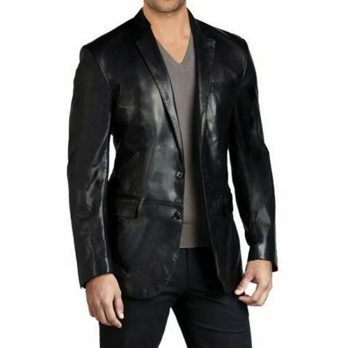 Blazer uomo elegante pelle
