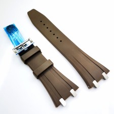 Cinturino in gomma marrone 27