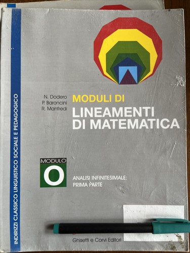 Moduli lineamenti di - moduli,