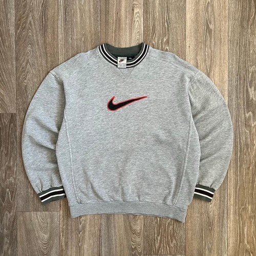 Felpa nike grigia vintage - vintage, uomo