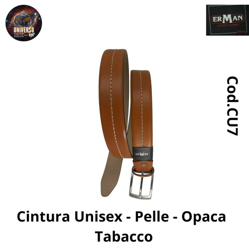 Cintura unisex pelle opaca - pelle,