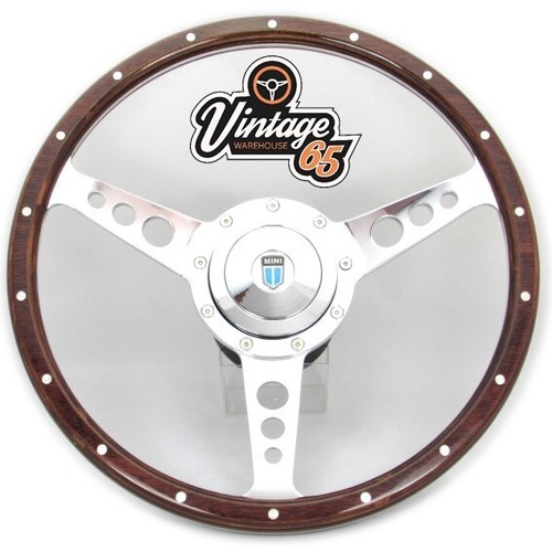 Volante legno scuro - in,