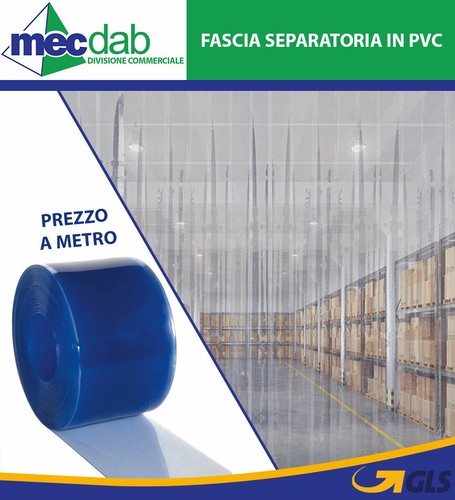 Fasce separatrici pvc - separatrici, in