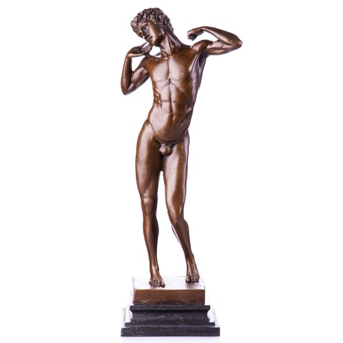 Scultura bronzo nudo - in,