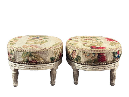 Ancienne paire repose pied - ancienne,