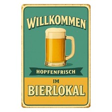 Targa in latta birra locale |