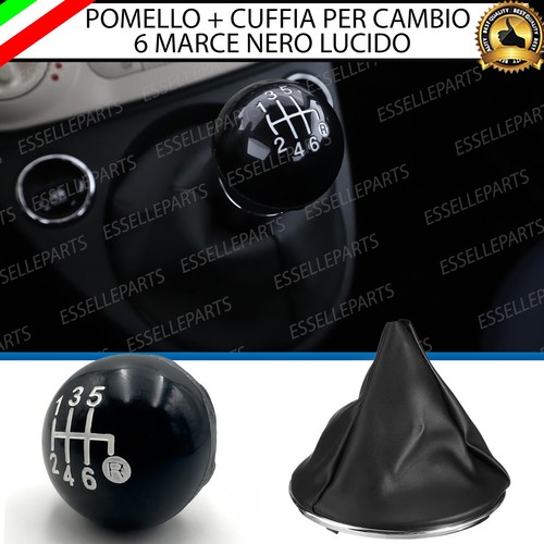 Kit pomello leva cambio nero - cambio,