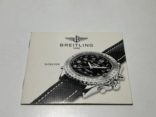 Booklet breitling intruder - booklet,
