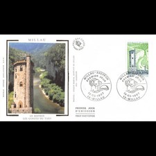 FDC soie - Site de Millau -
