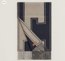 Sciarpa Hermès cashmere cashmere Casaque Clefs de H nuova con fattura scatola originale