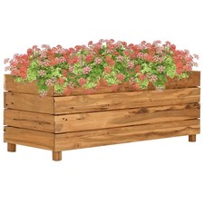 Legno Massello di Teak Letto