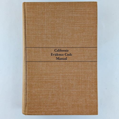 1966 california evidence code - 1966,