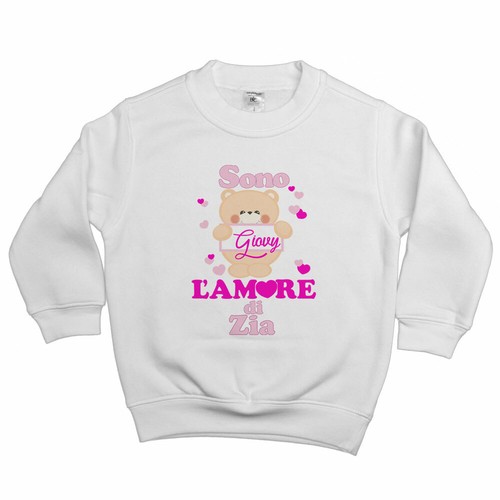 Felpa bambina personalizzata
