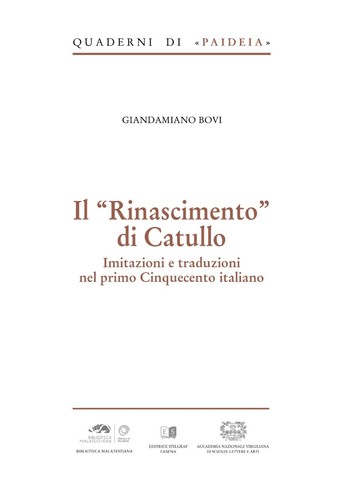 Rinascimento catullo - il, di