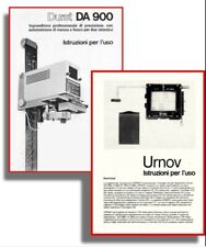 MANUALE  DURST DA900 - Manuale Cartaceo in ITALIANO + Manuale URNOV per DA 900