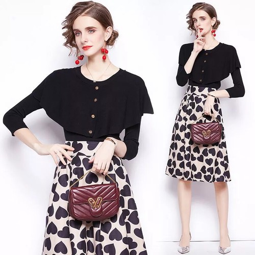 Vestito completo donna set - vestito,