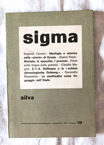 Sigma set 1967 e - sigma,