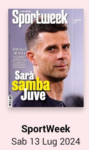 Sportweek thiago motta - sportweek,