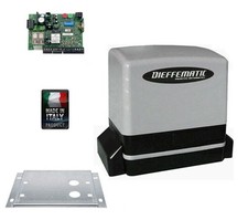 MOTORE 24V BASSA TENSIONE 600KG CON QUADRO PER CANCELLO SCORREVOLE AUTOMAZIONE