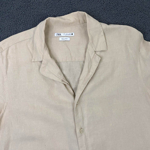 Zara camicia uomo - uomo, beige