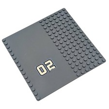 LEGO base grigio scuro