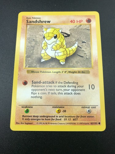 Sandshrew 102 base - base, set