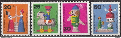 Ajman 1971 wooden toys - wooden, full