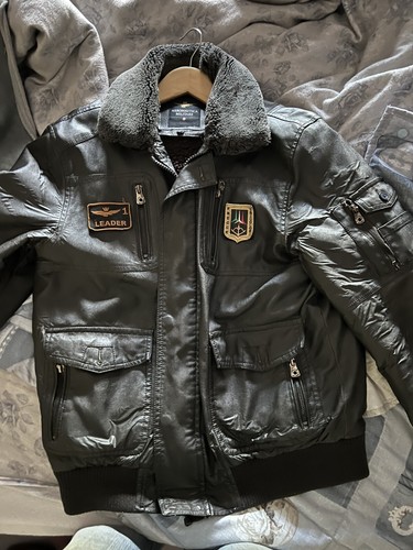 Giubbotto pelle aeronautica - giubbotto,