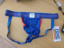 Jockstrap in rete blu atletica