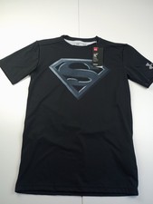 Top a compressione uomo Under Armour Superman Alter Ego nero taglia media HeatGear
