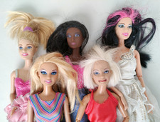 Lotto 5 Barbie Doll Vintage