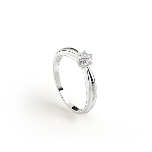 Anello solitario damiani - anello,