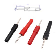 4pcs Rosso Nero 2mm Test Sonda