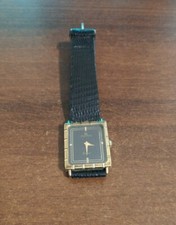 OROLOGIO UNISEX EXACTUS MADE SWISS PLACCATO ORO VINTAGE CINTURINO PELLE