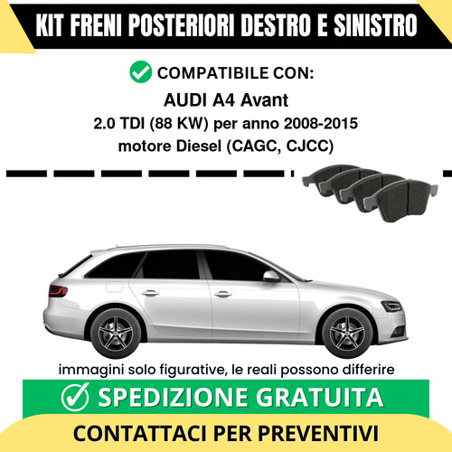 Pastiglie freno posteriori - pastiglie,