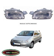 2 X FARO FANALE PROIETTORE ANTERIORE PER FIAT PUNTO 176 I 1993 1999 H4 DX SX