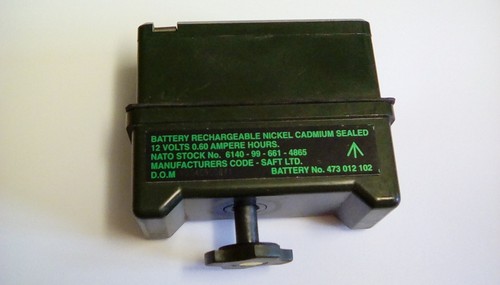 Clansman prc349 nicad - nicad, battery