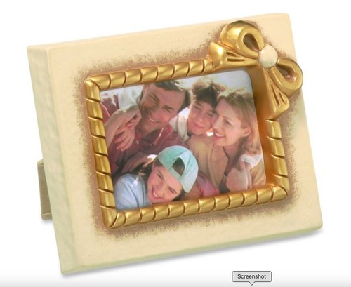 Thun portafoto con fiocco oro - con,