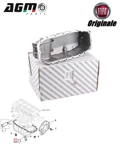 Coppa olio originale fiat - originale,