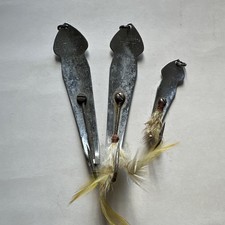 3 Vintage Tony Accetta Pet Cucchiaio Esca da Pesca 2 18 1 15 Metallo Musky Jig