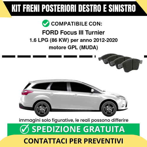Pastiglie freno posteriori - pastiglie,