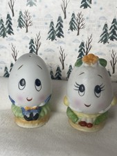 Shaker sale e pepe vintage Lefton Humpty Dumpty Mr. Mrs. Easter Taiwan