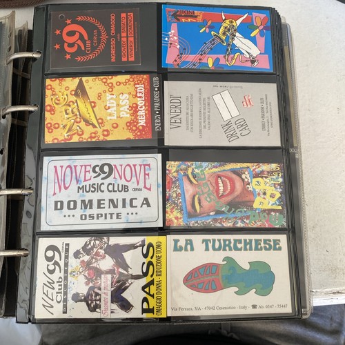 Lotto biglietti anni 90 - 8, 80-90