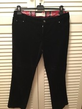 Cristina Capucci Eleganti Pantaloni Donna  In Velluto , Taglia Comoda