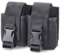 TASCA DOPPIA PORTA GRANATA