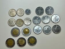 REPUBBLICA ITALIANA LOTTO DI 19 MONETE LIRE 50 100 500 Date Miste