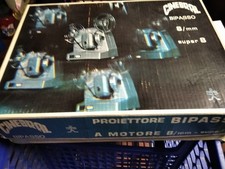 CINEBRAL- PROIETTORE BIPASSO 8 MM/SUPER 8- COMPLETO- NON TESTATO