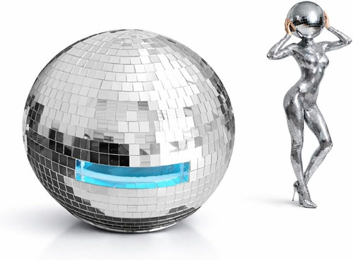 Casco discoteca con vetro - da,