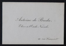 Biglietto da visita nobiltà